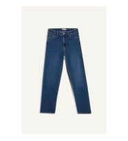 Defacto Comfort Straight Normal Bel Bilek Boy Mavi Kadın Jean Pantolon F9726AX/NM34
