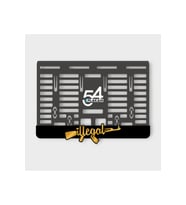 İLLEGAL GOLD PLEKSİ MOTOR PLAKALIĞI