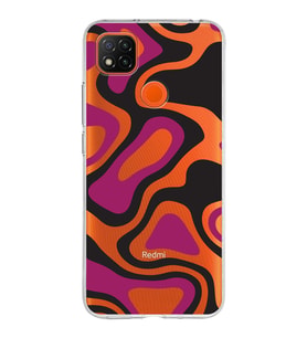 Xiaomi Redmi 9C Uyumlu Kapak Renkli Desen Tasarımlı Şeffaf Silikon Kılıf