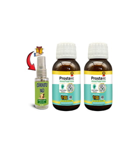 Prostavec 2 Kutu Erkeklere Özel Likit Formül 50 M Şurup + Çörek Otu Masaj Yağı 30 Ml