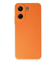 Redmi 13C Kılıf Nano Içi Kadife Silikon - Turuncu