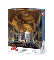 Art Puzzle Ayasofya Camii'nde İlk Namaz 1000 Parça Puzzle