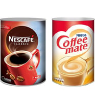 Nescafe Classic Teneke Kutu 1000 gr + Coffee Mate 2000 gr Kahve Kreması