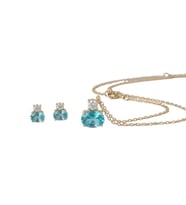 Lina Aqua Gümüş Set