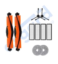 DREAME X20 MAX-X20 PRO UYUMLU 2 Ana Fırça 2 Yan Fırça 4 Filtre 2 Mop