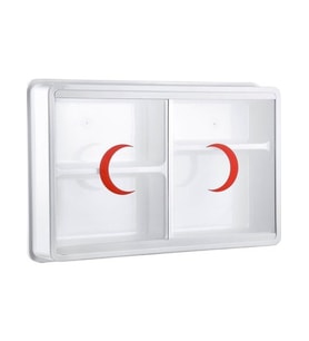 PLASTİK ECZA DOLABI 35x50x10cm (5343)