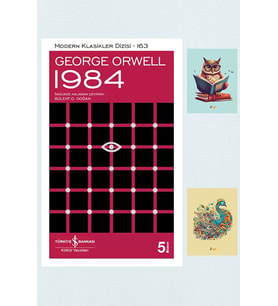 1984 - George Orwell - İş Bankası Kültür Yayınları - 9786254052033 - Not Defterli Seti (Renksiz)