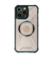 Apple İphone 14 Pro Max Kılıf Prag Magneticsafe Kapak - Koyu Yeşil