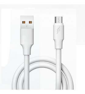 ScHitec 3A UsbA to Micro Hızlı Data ve Şarj Kablosu Poşetli Beyaz