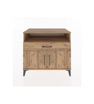 Hyperion Şifonyer 2 Raflı Tek Çekmeceli 2 Kapaklı 88x44x80 Çam-Çam