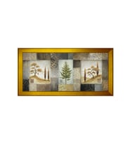 Manzara Temalı Kanvas Tablo 50 x 70 cm Gold Çerçeve