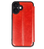 Newface Apple iPhone 16 Plus Kılıf Flip Cover - Kırmızı