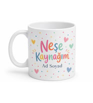 İsme Özel Neşe Kaynağım Yazılı Kupa Bardak Hediye Özel Tasarım