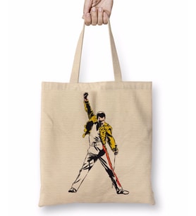 Queen Freddie Mercury Bez Çanta Uzun Saplı
