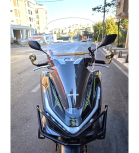 MOTOCAM Honda PCX Ön Cam 2025-2026 Model 72cm Şeffaf Renkli 4mm