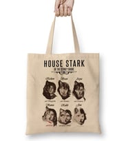 Game Of Thrones Stark Children And Wolves Bez Çanta Uzun Saplı