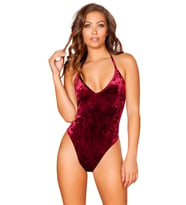 Nightlight Kadın Siyah Kadife Fantazi Mayokini 3207 nightlight-3207 (Bordo)