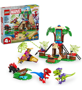 ® ǀ Marvel Ağaç Ev Karargahında Spidey ve Gobby'nin Raptor Savaşı 11200 - 4 Yaş & Üzeri Çocuklar içi