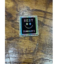 ZİRKON TAŞLI ÜTÜ İLE YAPIŞAN BEST YAZILI ARMA DİKİŞ APLİKE 4X3 CM