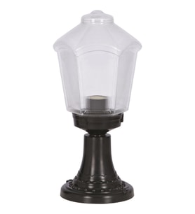 AVONNI BSU-68197-1BSY-K Siyah Boyalı Dış Mekan Aydınlatma E27 ABS Akrilik Cam 20cm