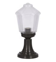 AVONNI BSU-68197-1BSY-K Siyah Boyalı Dış Mekan Aydınlatma E27 ABS Akrilik Cam 20cm