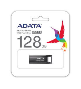 ADATA 128GB Royal UR340 AROY-UR340-128GBK Metal USB 3.2 Bellek