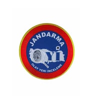 Jandarma Olay Yeri ve İnceleme İYO Gögüs 3d Arması Cırtlı, Yeni Model, Standart Ölçü, (Çok Renkli)