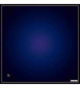 Degrade Desen Black Seri Twill Eşarp Eşarp Askısı ile Birlikte 90x90 cm Siyah Pa