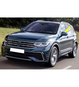 VW Tiguan 2021-2023 Sol Dış Ayna Üst Kapağı Kapak 5NA857537A