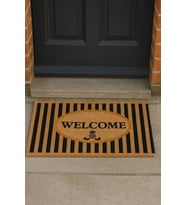Valerine Life Velür Coco Dokulu Welcome Hoş Geldiniz Kapı Önü Dış Mekan Paspası 45x70cm 27YCM260130