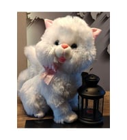 Oturan Tombul Sevimli Peluş Kedi 45cm (Çok Renkli)