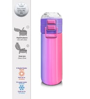 Coral High Kız Çocuk 500 ml Okul ve Günlük Paslanmaz Çelik Termos - Renk Geçişli - Sızdırmaz