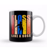 Flossing Floss Like A Boss Kupa Bardak Porselen