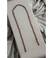 Hematit Doğal Taş Mat Kahverengi Daire Kesim 4x4mm Dizi
