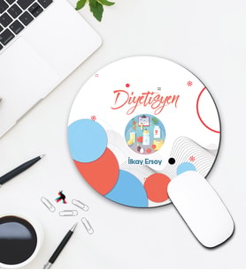 Kişiye Özel Diyetisyen Tasarımlı Mouse Pad 040