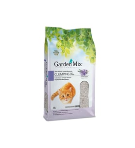 Gardenmix Lavanta Kokulu İnce Taneli Doğal Kedi Kumu 10 Lt X 2 Adet