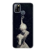 INFINIX Smart 4 5 6 Zero 8 S5 Pro Kılıf Desemli Silikon Star Woman 1332
