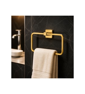 Parlak Gold Banyo Havluluk Eskitme Pirinç Paslanmaz Çelik