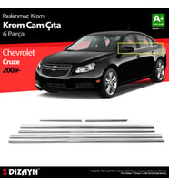 Chevrolet Cruze SD Krom Cam Çıtası 6 Prç 2009-2019