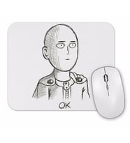 One Punch Man Ok Mouse Pad