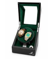 Watch Winder Brooklands 2'li Ultra Sessiz Otomatik Saat Kurma Kutusu