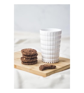 Allegra Beyaz Akrilik Bardak 6lı Set 400 ml Kırılmaya Dayanıklı, Cam Değildir Su, Meşrubat ve