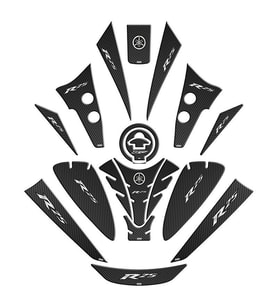 YAMAHA R25 2019-22 UYUMLU TANK PAD SET 001