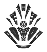 YAMAHA R25 2019-22 UYUMLU TANK PAD SET 001