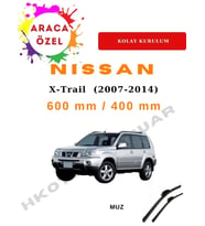 Nissan X-Trail  (2007-2014) Araca Özel Silecek Ön İki Muz