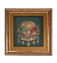 Nakkas Osmanlı Arma Büyük Boy Dekoratif Tablo 60*55 cm