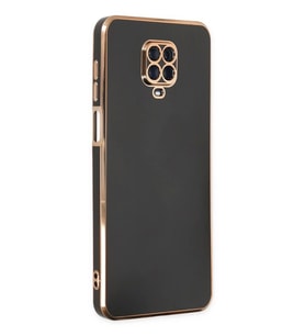 Newface Xiaomi Redmi Note 9 Pro Kılıf Volet Silikon - Siyah