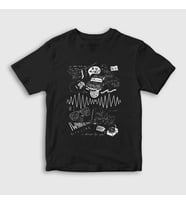 Presmono Unisex Çocuk Siyah Mine Arctic Monkeys T-Shirt 14812tt