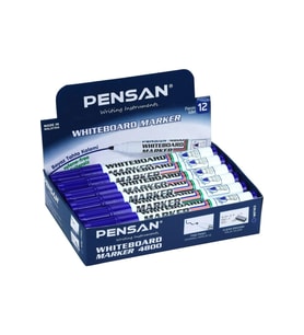 Pensan Tahta Kalemi Yuvarlak Uçlu Mavi Tahta Kalemi (12 Li Paket)