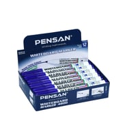 Pensan Tahta Kalemi Yuvarlak Uçlu Mavi Tahta Kalemi (12 Li Paket)